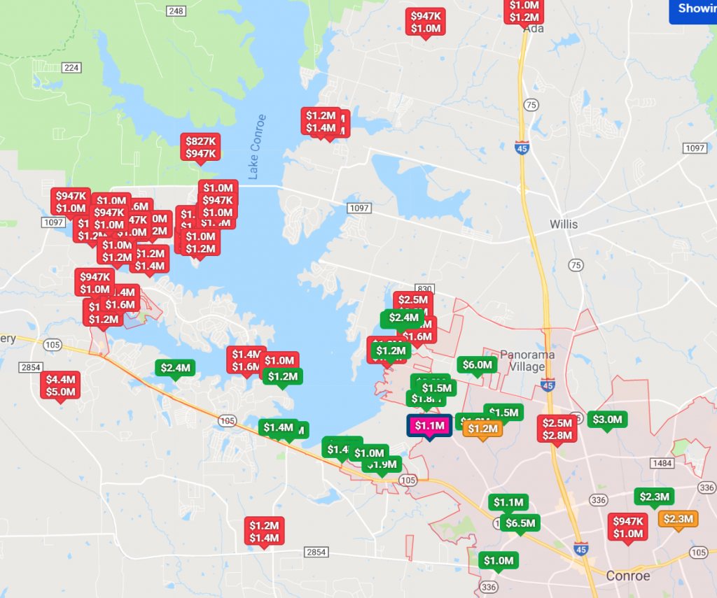 Conroe homes sold